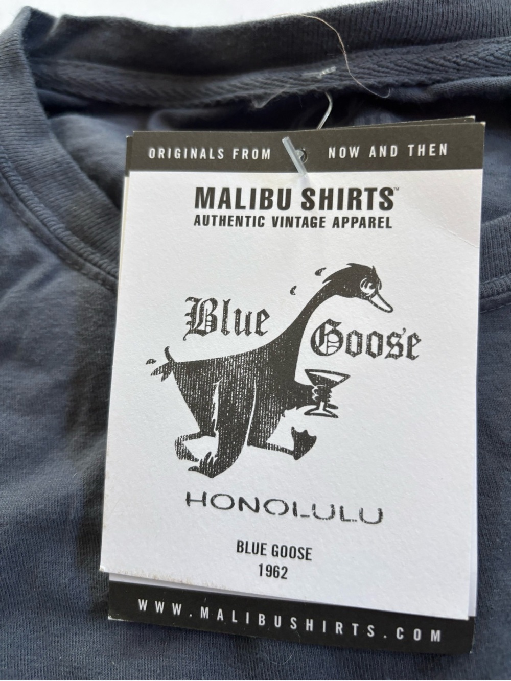 Blue Goose Honolulu Retro T-Shirt - Picture 2 of 5